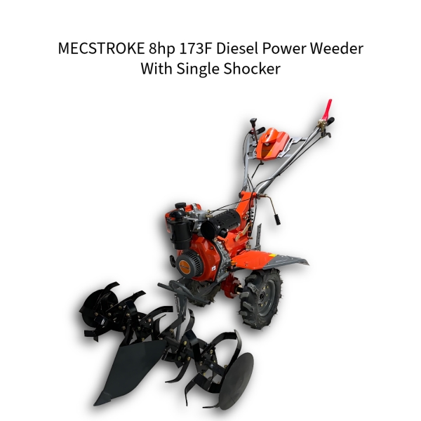 MECSTROKE-8HP-173F-Diesel-Power-Weeder-With-Single-Shocker